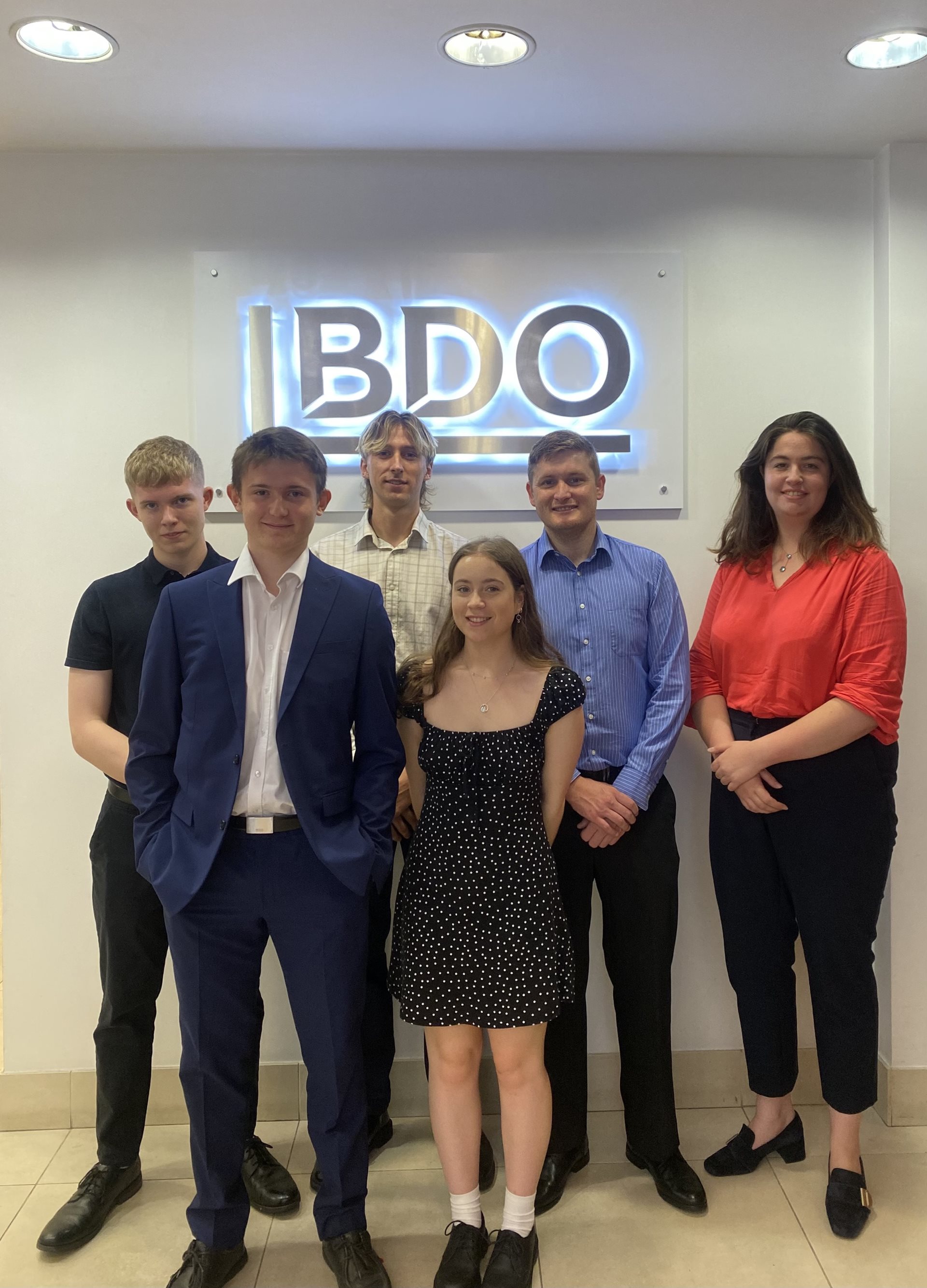 Ryan Reed Bdo BDO Guernsey welcome six trainee accountants - BDO